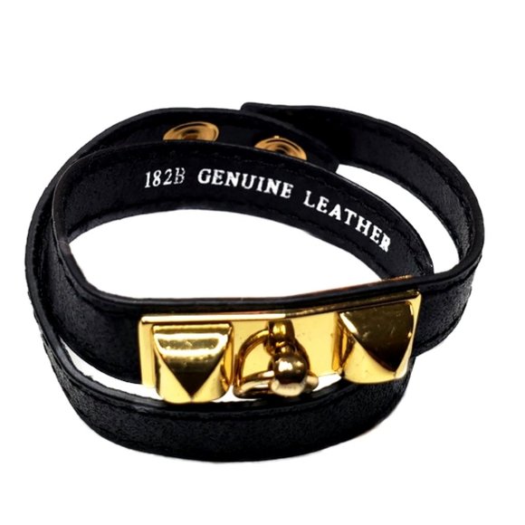 Black and Gold Wrap around Braclet. - Picture 5 of 5